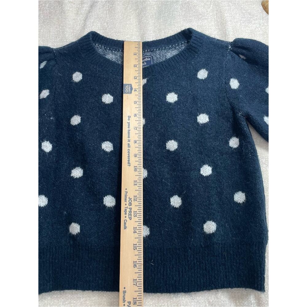 Abercrombie & Fitch Women Navy and White Knit Sweater Label Detail size xs - Picture 8 of 10